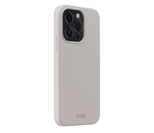 Holdit Silicone Case iPhone 15 Pro Taupe 15991 - 1148761 - zdjęcie 2